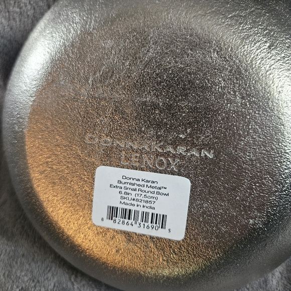 NWT Donna Karan LENOX Silver Dish - Picture 3 of 8